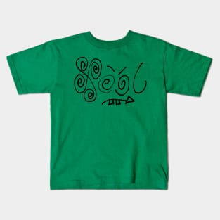 Fool. A cute, pretty design with hand written fool wording. Kids T-Shirt